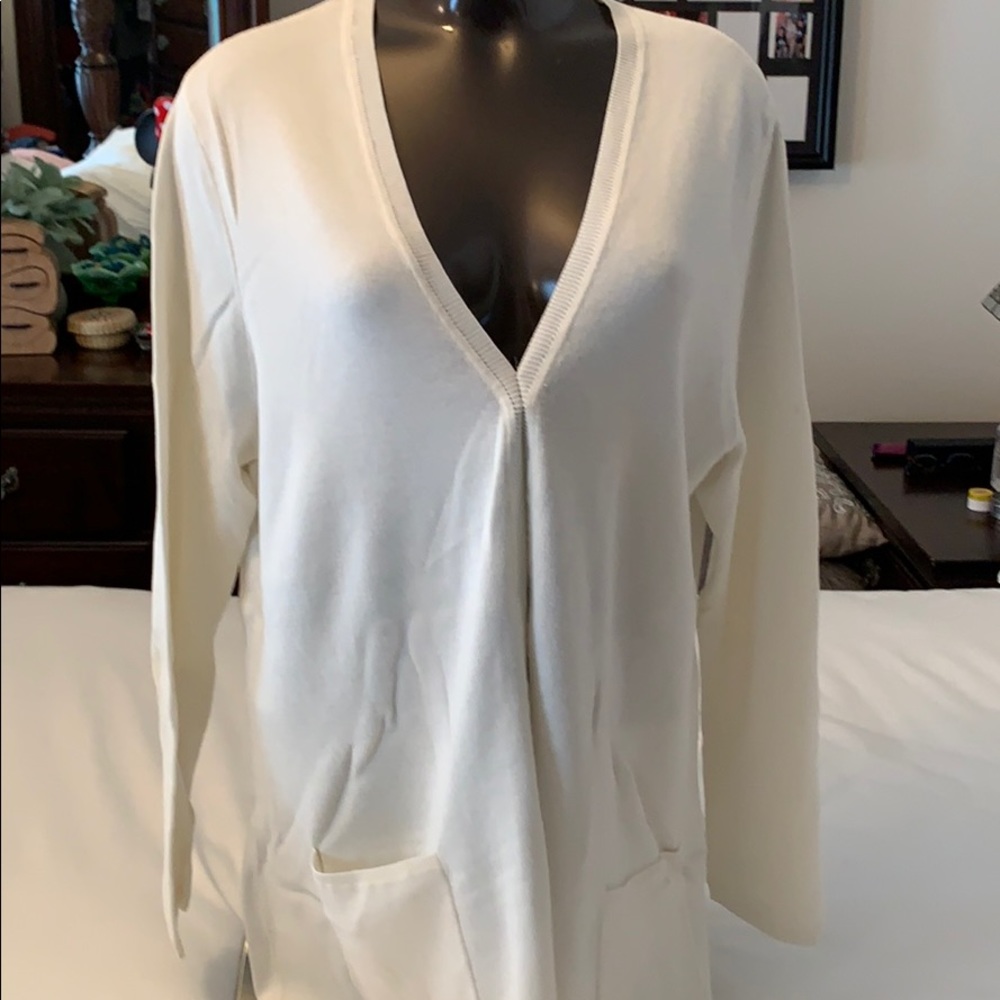 Open front JJill dressy sweater